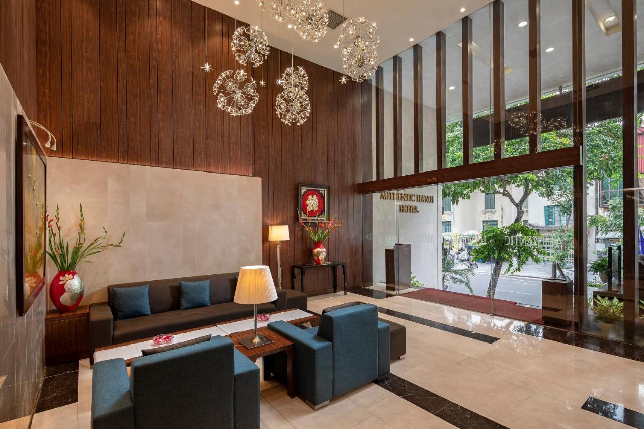 Authentic Hanoi Boutique Hotel Bagian luar foto